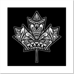 Maple Leaf Tribal Posters and Art